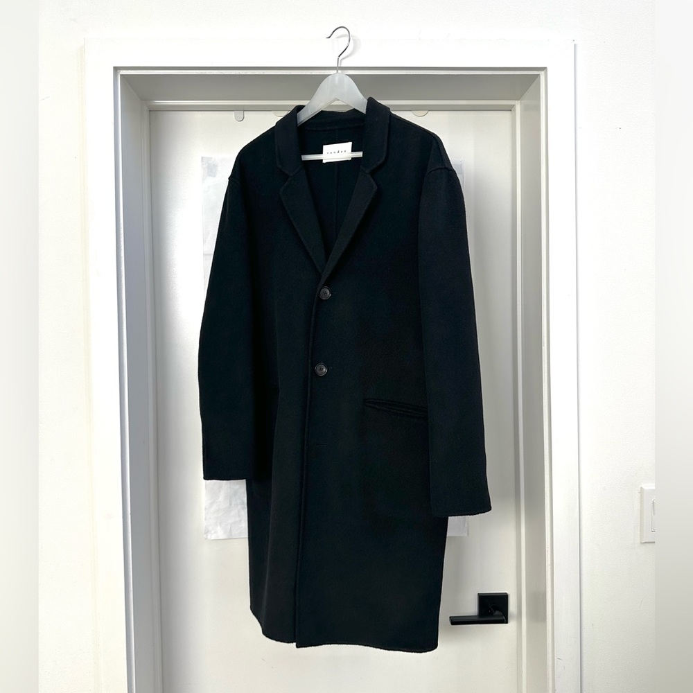 Sandro Wool Cashmere Coat